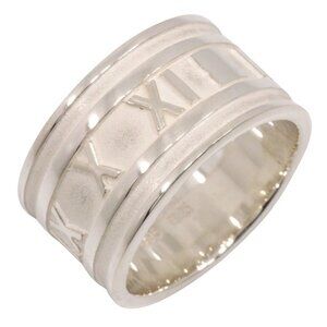 TIFFANY&Co. Atlas wide Ring Silver925 #6.8(US Size) 9.8g Women